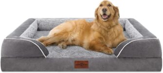Orthopedic dog beds in different colors by