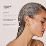 OUAI Thick Hair Mask - Deep Conditioning Hair Mask with Almond Oil, Olive Oil, & Hydrolyzed Keratin to Restore Damaged Strands - Phthalate & Paraben Free (8 fl oz) by OUAI