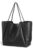 Oversize Pu Leather Tote Women Weekender Bag Shopper Handbag Travel Purse by HOXIS