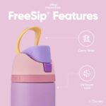Owala Disney Princess FreeSip Insulated Stainless Steel Water Bottle with Straw for Sports and Travel, BPA-Free Sports Water Bottle, 24 oz, Rapunzel by Owala