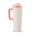 Owala FreeSip Tumbler – Stainless Steel-40-oz.-Orange/Tan(Sparkling Sherbet) by Owala
