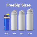 Owala Kids FreeSip Insulated Stainless Steel Water Bottle with Straw for Sports, Travel, and School, BPA-Free Sports Water Bottle, 16 oz, Celestial Sphere by Owala