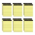 Oxford 8.5 x 11 Legal Pads, 12 Pack, Wide Ruled, Yellow Paper, 50 Sheets Per Writing Pad, Made in the USA (74020) by Oxford