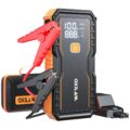 OXILAM Jump Starter 6000A for All Gas/12L Diesel, Car Battery Jumper Starter Portable, 12V Lithium Jump Box with Jumper Cables, LED Display, LED Light, Power Bank with USB, Type… by OXILAM