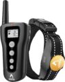 PATPET Dog Training Collar – Rechargeable Dog Training Collar with Remote for Medium Large Dogs 1000Ft Remote Range 3 Training Modes IPX7 Waterproof Black by PATPET