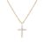PAVOI 14K Gold Plated Cubic Zirconia Cross Necklace for Women | Cross Faith Pendant Necklaces by PAVOI