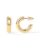 PAVOI 14K Gold Plated Lightweight Chunky Open Hoops for Women | Trendy Gold Hoop Earrings by PAVOI