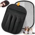 Pet Hair Removal Glove for Cats & Dogs, Upgraded Five-Finger Electrostatic Pet Hair Gloves, Reusable Magic Brush Pet Hair Remover Tool for Laundry, Couch, Carpet, Car Seat by Salhap