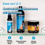 Pet Honesty Chlorhexidine Cat & Dog Seasonal Itch Relief Shampoo, for Allergies, Itching, Skin and Coat Supplement, Helps Shedding, Hot Spots, Deodorizing Dog Shampoo & Grooming... by Pet Honesty