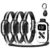 PetJoy 3 Dog Shock Collar for Large Dogs, Automatic Bark Collar with Remote, Bark and Training Collar Combo, Shock Collar with 5 Adjustable Levels of Sensitivity to Suit All… by PetJoy