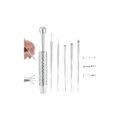 Piercing Taper Ball Grabber Tool for Changing Jewelry – 14G 16G 18G 20G Stainless Steel Flat Back Earrings Applicator Tool Threadless Insertion Pin Thread Body Piercing Kit for… by GEMQUEEN