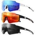 Polarized Sport Sunglasses for Men and Women, Lightweight TR90 Sun Glasses with UV Protection for Cycling Running by gesruny