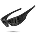 Polarized Sports Sunglasses for Men Women Unbreakable Frame Cycling Fishing Wrap Around Sunglasses UV400 Protection by Ofwin
