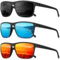 Polarized Sunglasses Men, Mens Sunglasses Polarized UV protection Lightweight Sun Glasses for Driving Fishing Golf by QALLY