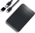 Portable 500GB External Hard Drive HDD — USB 3.0 & USB C for PC, Mac, PlayStation, Phone (Andriod and iPhone 15/16) & Xbox – Ultra Fast by ezekers