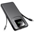 Portable Charger with Built-in Cables,22.5W Super Fast Charging Power Bank Slim Phone Charger,10000mAh Travel Battery Pack Battery Bank with Smart LED Display for iPhone,… by Crazywhale
