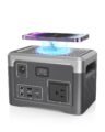 Portable Power Station 192Wh Outdoor Generator with AC Outlet 100W(200W Surge) Power Bank for Home Backup Outdoor Emergency RV Van Hunting, 3.9lb, Music Player&LED Lights… by Akiisolo