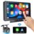 Portable Wireless with Apple CarPlay and Android Auto Screen for Car, 7″ HD Touch Screen Car Stereo with Mirror Link, Bluetooth 5.2, Backup Camera, AUX,FM Transmitter for All… by PASLDA