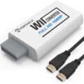 PORTHOLIC Wii to HDMI Converter 1080P for Full HD Device, Wii HDMI Adapter with 3,5mm Audio Jack&HDMI Output Compatible with Wii, Wii U, HDTV, Monitor-Supports All Wii Display… by PORTHOLIC