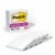 Post-it Super Sticky Notes, 5 Sticky Note Pads, 3 x 3 in., School Supplies, Office Products, Sticky Notes for Vertical Surfaces, Monitors, Walls and Windows, First Snow White by Post-it
