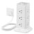 Power Strip Tower with Surge Protector, TESSAN Flat Plug Extension Cord 10 Ft with 12 AC Outlets with 3 USB Ports (1 USB C), Multiple Outlets for Home, Office Supplies, Dorm… by TESSAN