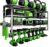 Power Tool Organizer Wall Mount, 4 Layers Tool Storage Rack with 8 Cordless Drill Holders, Power Tool Shelf Loads 400lbs for Garage, Warehouse, Workshop, Gifts for Men, Husband… by STYNGT