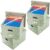 PRANDOM File Organizer Box – Set of 4 Collapsible Decorative Linen Filing Storage Hanging File Folders with Lids Office Cabinet Letter/Legal Size Green 17.1x14x11.1 inch by PRANDOM