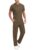 PrinStory Men’s Short Sleeve Outfits Waffle Knit Henley Shirt and Pants Set Casual 2 Pieces Summer Tracksuits with Pockets by PrinStory