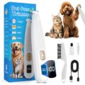 Professional Dog Paw Trimmer with LED Light, New Upgraded 35dB Low-Noise Pet Paw Trimmers for Dog’s Feet, 2-Speed Electric Paw Cleaner Grooming Clippers for Dogs, Cats’Paws,… by Cupofpet