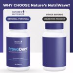 ProvaDent - Original Formulated Supplements for Teeth and Gums Health | Bad Breath Treatment for Adults | Boosts Oral Health - 100% Natural, Made in USA, 60 Tablets, 3 Month Supply by Nature’s NutriWave