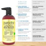 PURA D'OR Anti-Thinning Biotin Shampoo & Deep Moisturizing Conditioner Original Gold Label Set (16oz x2) Natural Earthy Scent, CLINICALLY TESTED Effective Results, Hair... by PURA D'OR