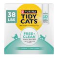 Purina Tidy Cats Free and Clean Unscented Cat Litter – 38 lb. Box by Tidy Cats