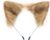 QinRuan Cat Fox Faux Fur Ears Headband Cute Halloween Fancy Dress Cosplay Handmade Animal Furry Ears Hair Hoop by QinRuan
