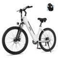 Qlife Cityone 26″ Electric Bike for Adults, Peak 1000W/750W Step-Through Ebike, 40-55Miles Range, Up to 25Mph/22Mph, UL2849 Certified Removable Battery Ebikes with 7 Speed,… by Qlife