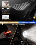 Qlife Electric Bike for Adults-1500W Peak Motor 20" Fat Tires 28MPH(Unlock to 35MPH) EBike Moped, 624-1248Wh Removable Battery Bicycle, with Dual Suspension & Brakes Motorcycle,... by Qlife