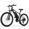 Qlife Racer Electric Bike for Adults – 21-Speed Mountain Lightweight Ebike with Peak 1000W/750W 25MPH/22MPH Brushless Motor, 375Wh Removable Battery, 26X2.1 Tire Step Over… by Qlife