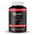 Qunol CoQ10 100mg Softgels, Ultra CoQ10 100mg, 3x Better Absorption, Antioxidant for Heart Health & Energy Production, Coenzyme Q10 Vitamins and Supplements, 4 Month Supply, 120… by Qunol