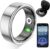 R02 Smart Ring, a Smart Ring for Women and Men, with a Charging case, Supports Heart Rate, Blood Oxygen, Sleep Health Monitoring, and Sports Tracking Ring. (Silver, 9#) by COLMI