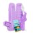 RADIUS Vacation Pastel Bundle, Includes Left Handed Big Brush with Replaceable Head, Toothbrush Travel Case, DOC Toothbrush Holder, Anywhere Travel Floss Packette, Lavender… by RADIUS