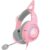 Razer Kraken Kitty V2 USB Wired Headset: Chroma RGB Kitty Ears – Stream Reactive Lighting – HyperClear Cardioid Mic – 40 mm Drivers – 7.1 Surround Sound – Comfortable Ear… by Razer