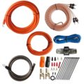 RD True 4 Gauge Car Audio Cable Amp Wiring Kit – 2 Channel Rock Direct CCA Power Cable Amplifier Install Wiring Kit by RonDexy