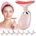 Red-Light-Therapy-for-Face, Facial Massager Wand Tool with 7 Color – Birthday, Christmas, Mothers Day, Valentines Day, Self Care Gifts for Her Women Mom Best Friend Wife Teacher… by Scopck