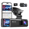 REDTIGER Dash Cam Front Rear, 4K/2.5K Full HD Dash Camera for Cars, Included 32GB Card, Built-in Wi-Fi GPS, 3.16” IPS Screen, Night Vision, 170°Wide Angle, WDR, 24H Parking… by REDTIGER
