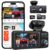 REDTIGER F17 Elite 4K 3 Channel Dash Cam, STARVIS 2 IMX678 & IMX675, 128GB Card, Full Night Color, 4K+2.5K+1080P Front and Rear Inside, Touch Screen, Voice Control, 5GHz WiFi 6,… by REDTIGER
