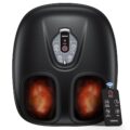 RENPHO Foot Massager Machine with Heat [2026 Upgraded], Shiatsu Foot Massager for Plantar Fasciitis, Foot Massager Machine for Women, Wireless Control, 2026 New Upgraded, BK by RENPHO