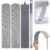 Retractable Gap Dust Cleaner Brush with Long Handle (30 to 100 inches), Cleaning Tools with 2 Microfiber Dusting Cloths, Extendable Duster for Cleaning Under Refrigerator Sofa… by Sbrong