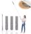 Retractable Gap Dust Cleaner with 3 Reusable Microfiber Dusting Cloths, Under Appliance/Refrigerator/Furniture Cleaning Tool with 100” Extension Pole, Washable Flat Gap Cleaning… by oosofitt