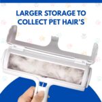 Reusable Pet Hair Remover Roller – Dog & Cat Hair Remover for Furniture, Couch, Carpet, Clothing – Pet Hair Removal Tool for Couch – Lint Roller for Furniture, Car & Bedding by LyfNeeds