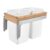 Rev-A-Shelf Top Mount Double Pullout Under Cabinet 27 Quart Kitchen Trash Cans, 150 Pound Rated Full-Extension Slides, 4WCTM-15DM2-343-FL by Rev-A-Shelf