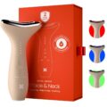 REVO Genie | Face & Neck Beauty Massager with Ultra Powerful LEDs for Wrinkles, Fine Lines, Puffy Skin, Uneven Skin Tone, Lymphatic Drainage, Lifting & Firming Facial Sculpting… by REVOMADIC